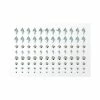 Smiffy's Glitter Make-up FX 100 Self-adhesive Face Gems - Silver/Clear