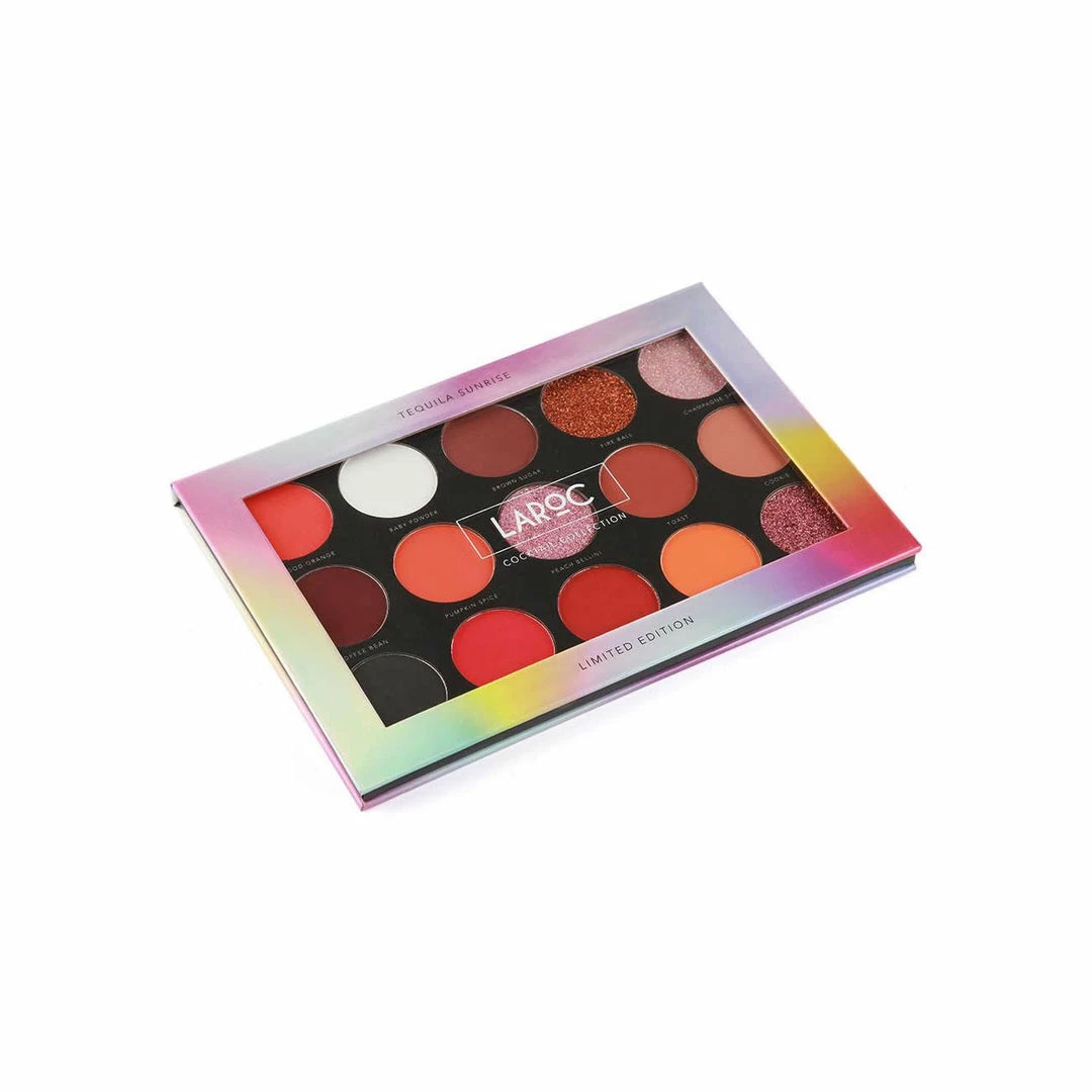 LaRoc Cocktail Eyeshadow 15 Palette - Tequila Sunrise Eyeshadow Palettes