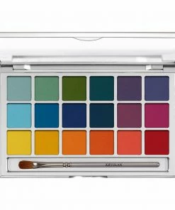 Kryolan Variety Eyeshadow 18 Palette - V2 Brights Eyeshadow Palettes