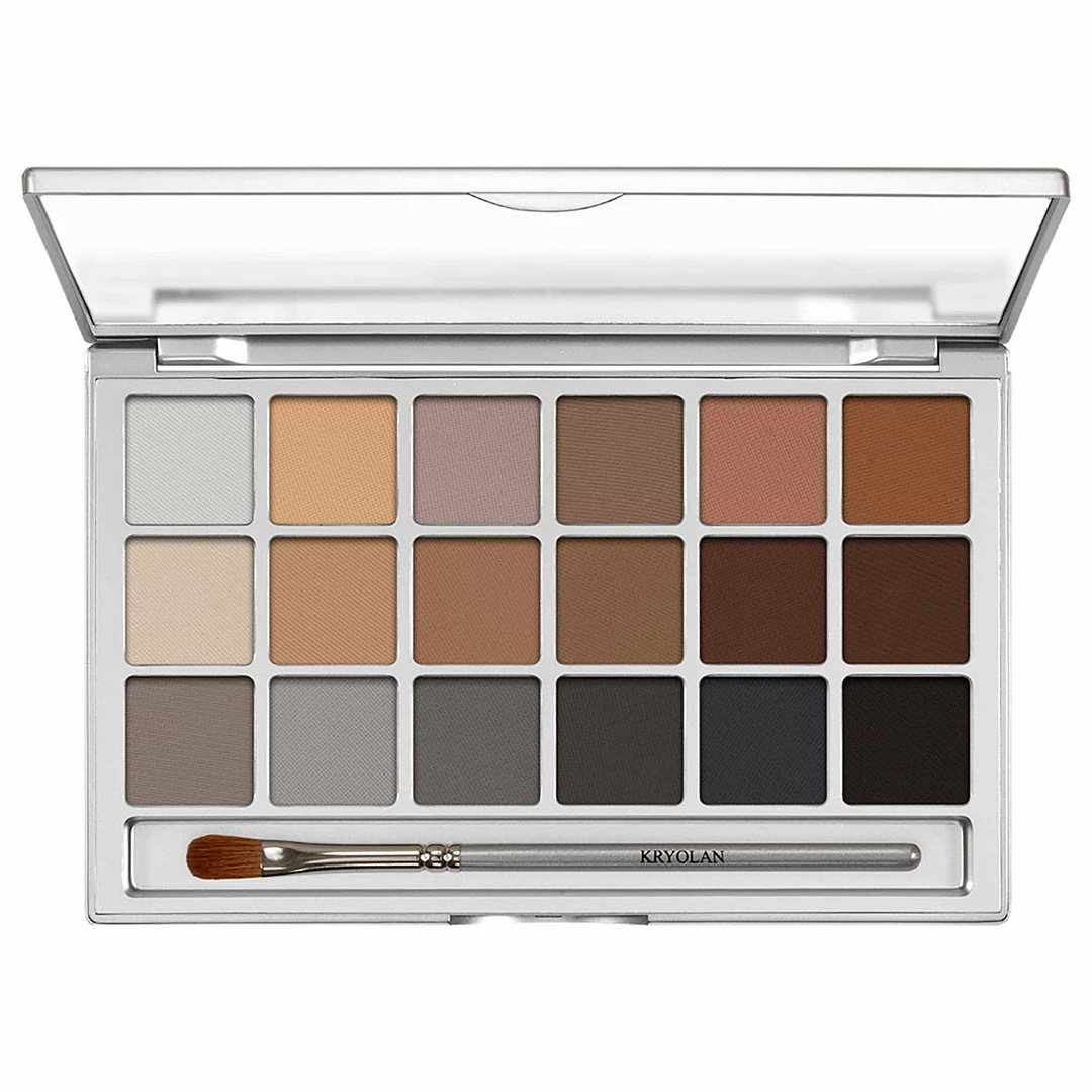 Kryolan Variety Eyeshadow 18 Palette - V3 Naturals