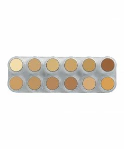 Grimas Pure Crème 12 Colour Face Paint Palette - V