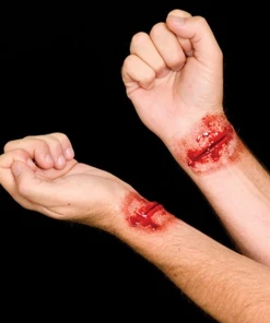 Woochie Latex Prosthetic Slashed Wrists Prosthetics
