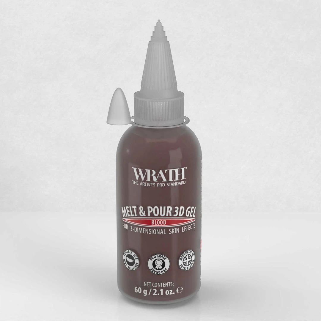 WRATH Melt & Pour 3D Gel - Burns & Skin Effects Gelatine & Foam