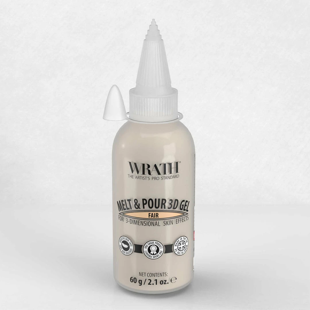 WRATH Melt & Pour 3D Gel - Burns & Skin Effects Gelatine & Foam