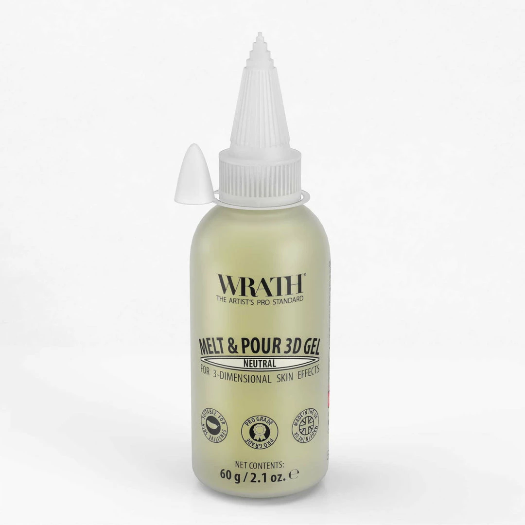 WRATH Melt & Pour 3D Gel - Burns & Skin Effects Gelatine & Foam