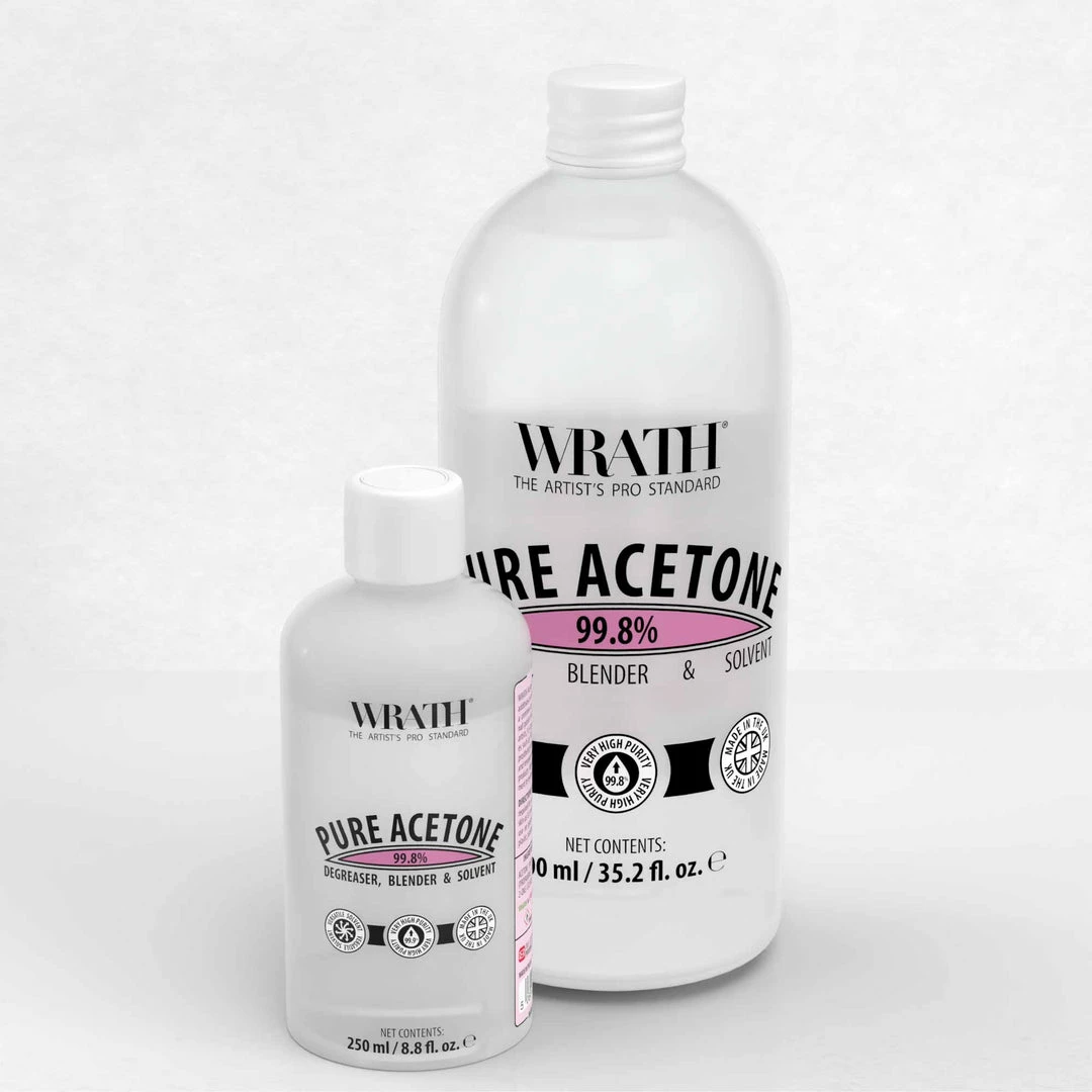 WRATH Pure Acetone 99.8% - Solvent & Degreaser Removers & Solvents