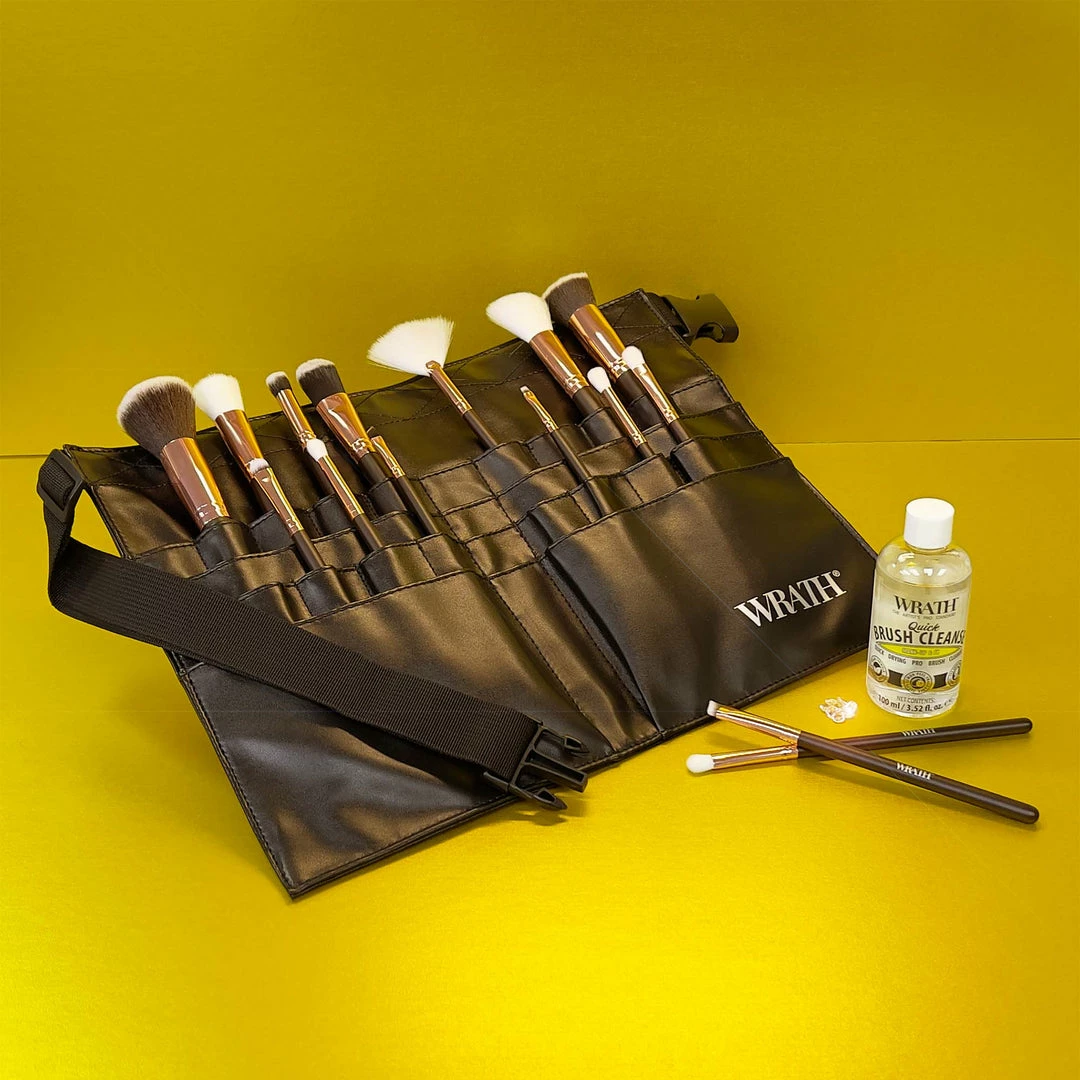 Red Carpet FX WRATH® Rose Gold Brush Gift Set - 15 Brushes, ProArtist Belt & Cleanser Belts & Cases