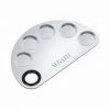Blending Palettes & Plates WRATH Stainless Steel Semicircle Indented Palette