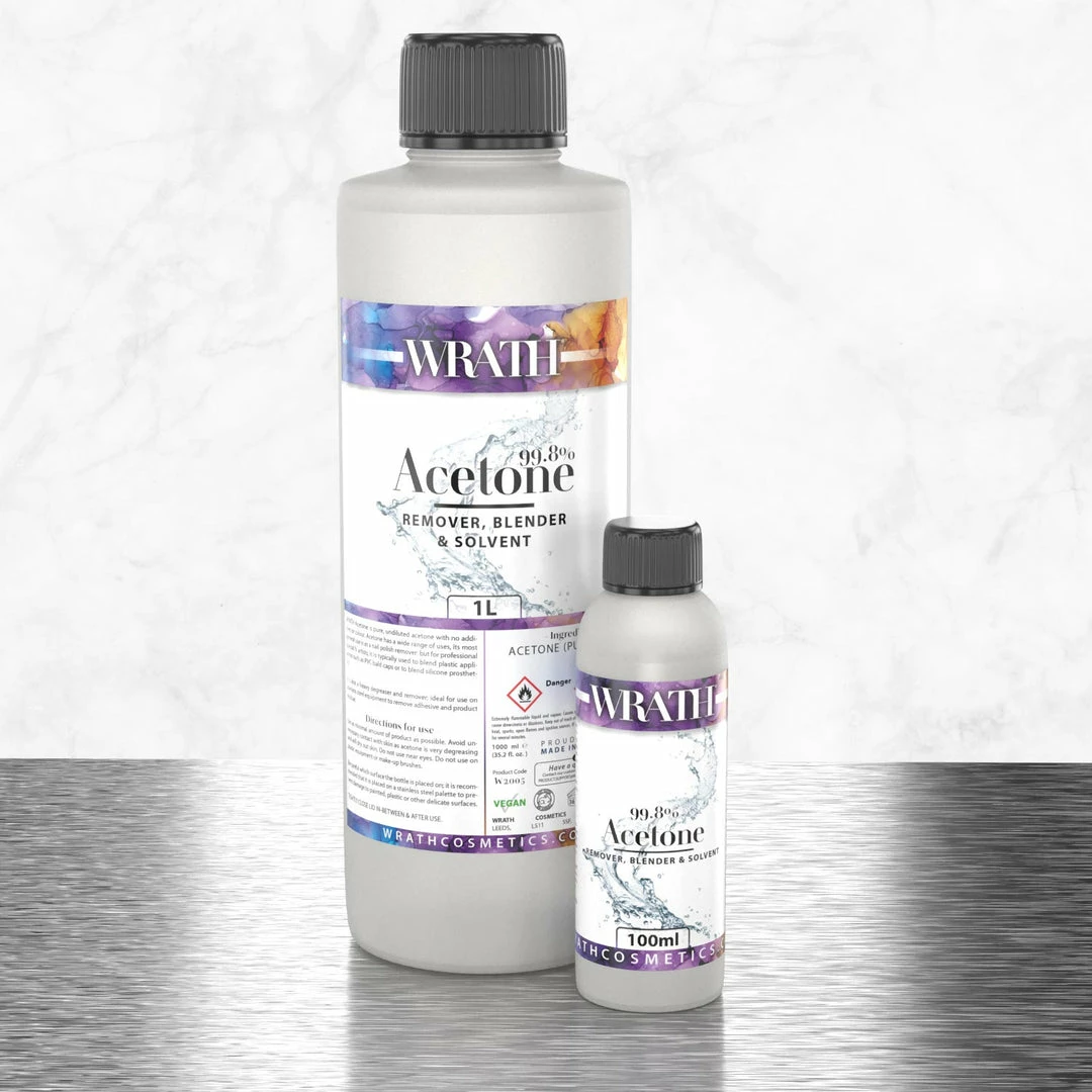 WRATH Pure Acetone 99.8% - Solvent & Degreaser Removers & Solvents