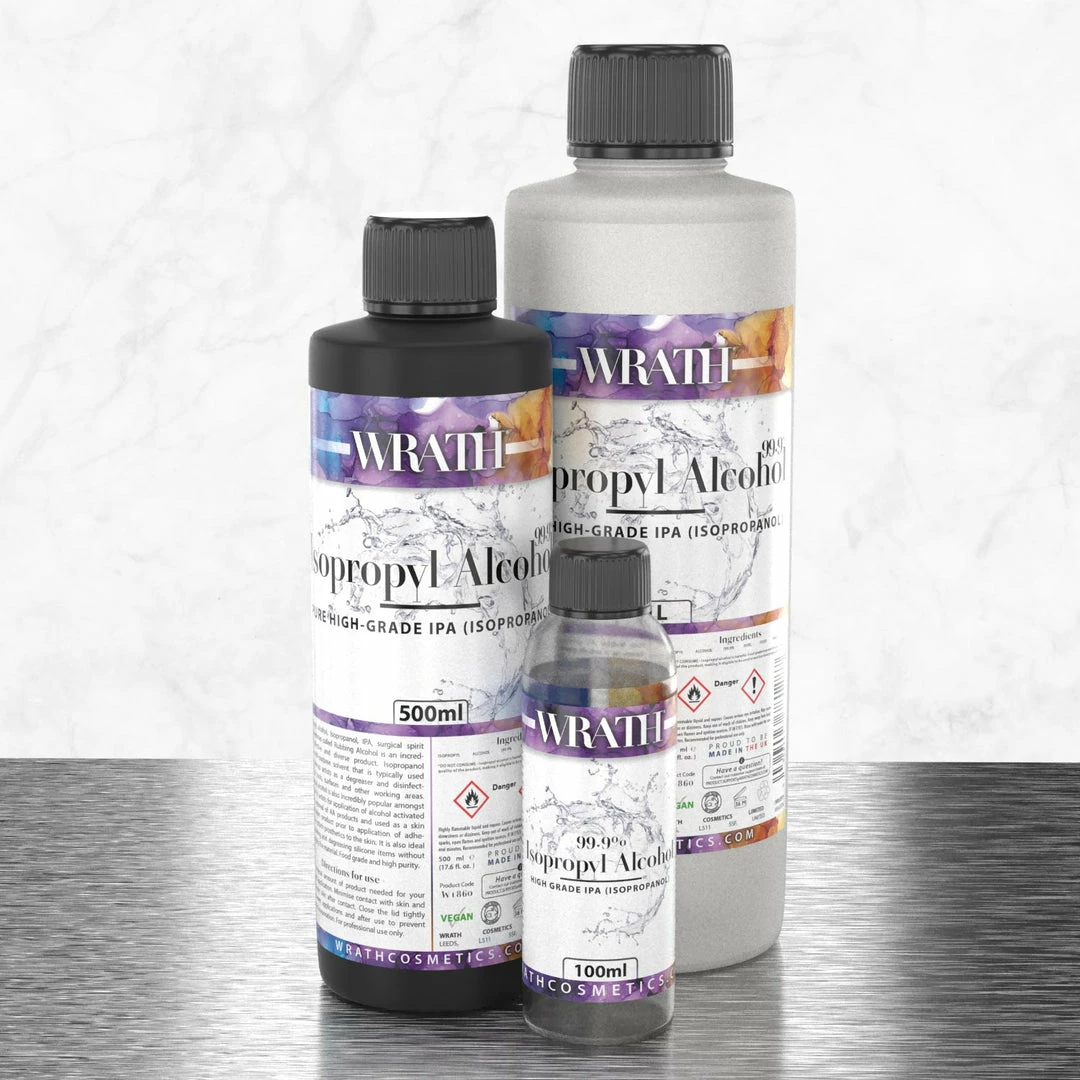 WRATH Isopropyl Alcohol (IPA) 99.9% - High Grade Solvent Removers & Solvents