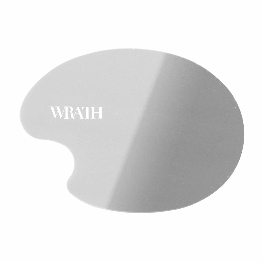 WRATH Stainless Steel Contoured Blending Palette Blending Palettes & Plates