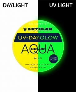 Kryolan AQUACOLOR UV-Dayglow - Water Based Face & Body Paint