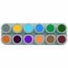 Grimas Pure Water Makeup 12 Colour Palette (B)