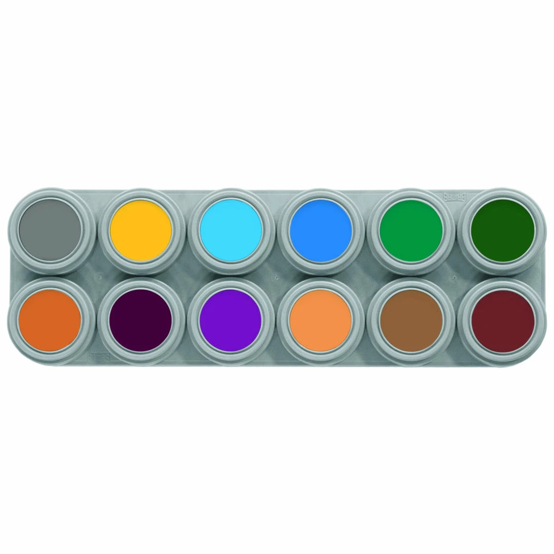 Grimas Pure Water Makeup 12 Colour Palette (B)